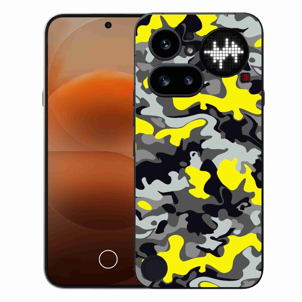 Gélový kryt mmCase na Nothing Phone (4a) - maskáčový vzor 6