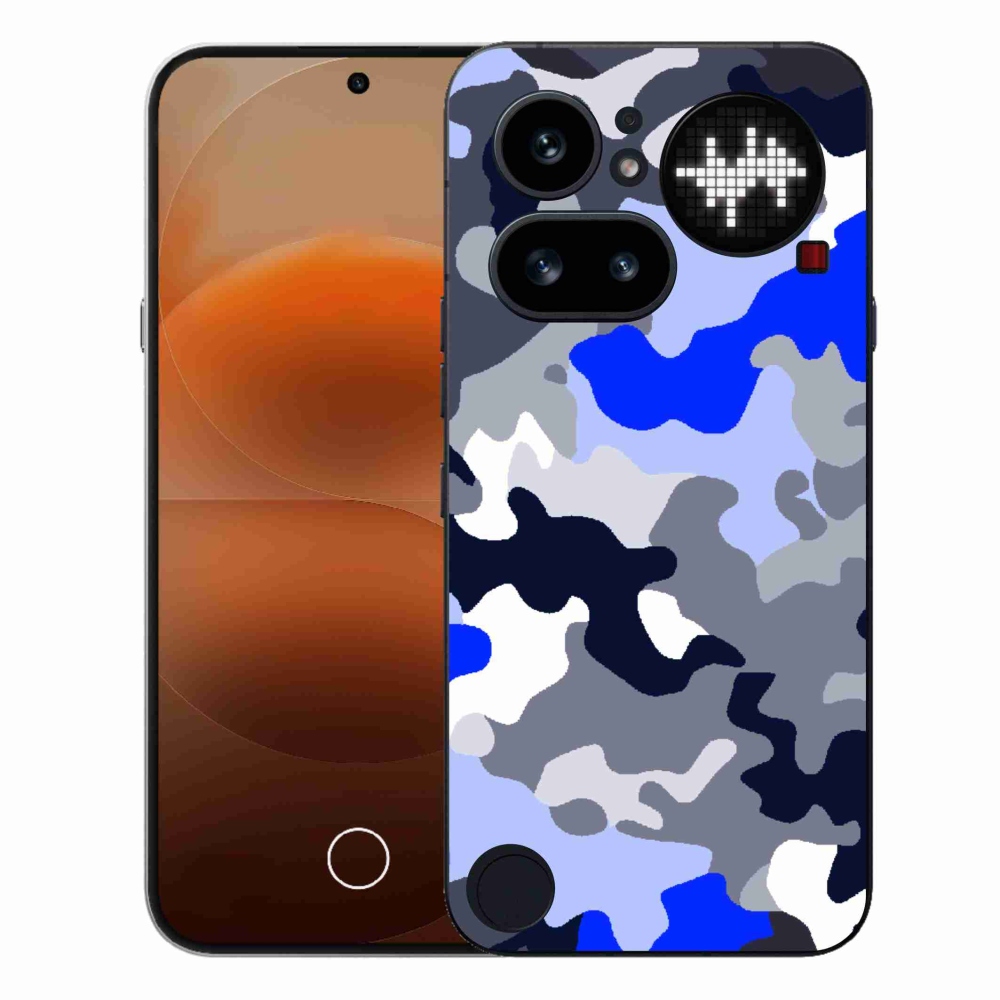 Gélový kryt mmCase na Nothing Phone (4a) - maskáčový vzor 8