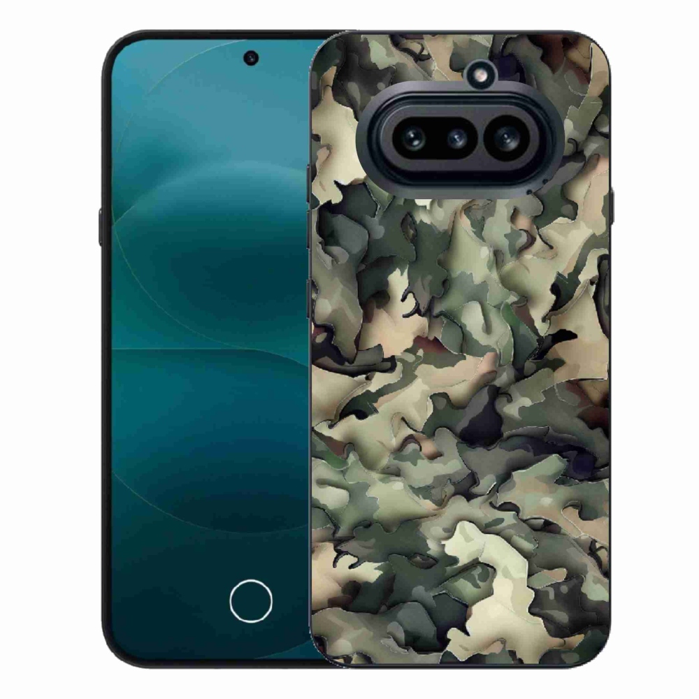 Gélový kryt mmCase na Nothing Phone (4a) - maskáčový vzor 9
