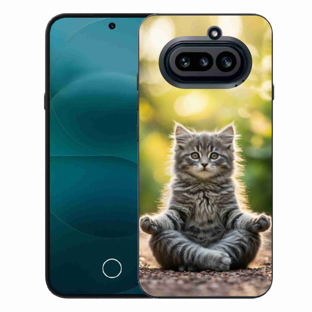 Gélový kryt mmCase na Nothing Phone (4a) - meditujúce mačiatko
