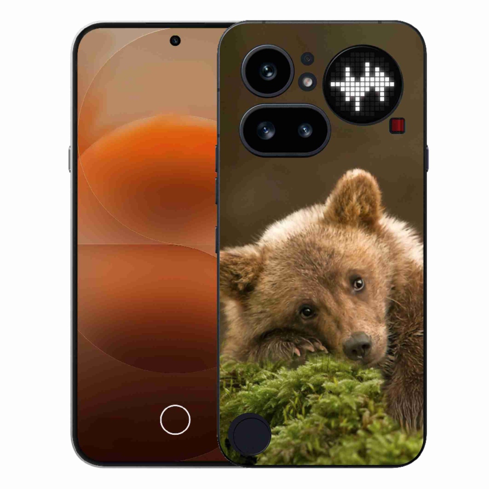 Gélový kryt mmCase na Nothing Phone (4a) - medveď