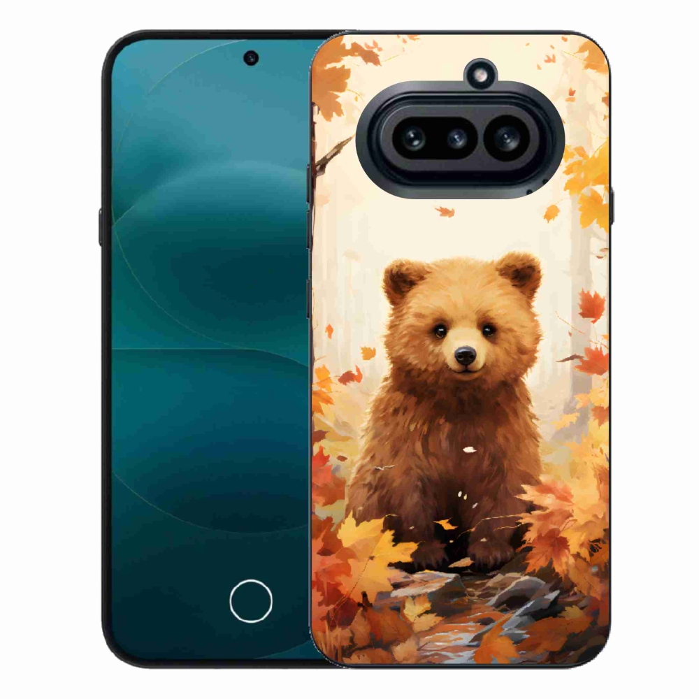 Gélový kryt mmCase na Nothing Phone (4a) - medveď v lese