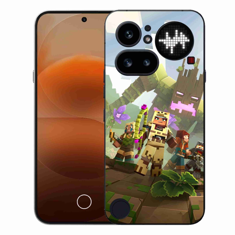 Gélový kryt mmCase na Nothing Phone (4a) - minecraft 1