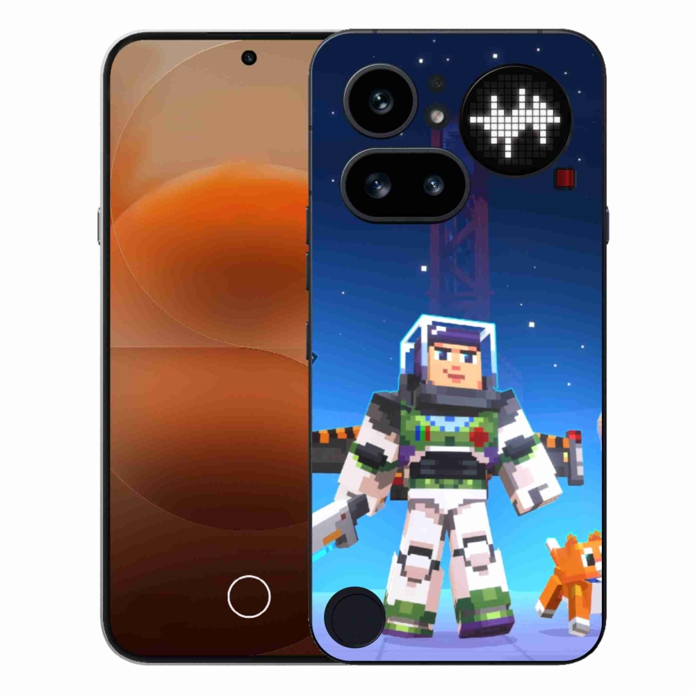 Gélový kryt mmCase na Nothing Phone (4a) - minecraft 2