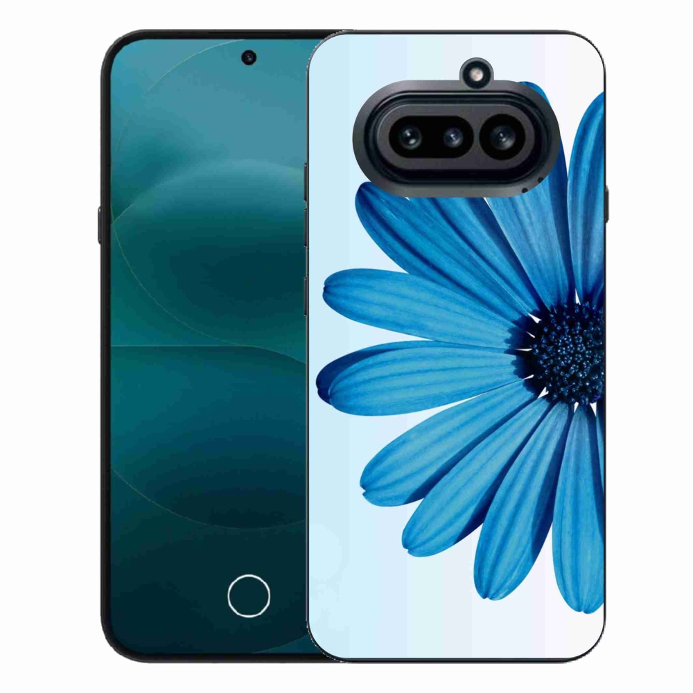 Gélový kryt mmCase na Nothing Phone (4a) - modrá margaréta
