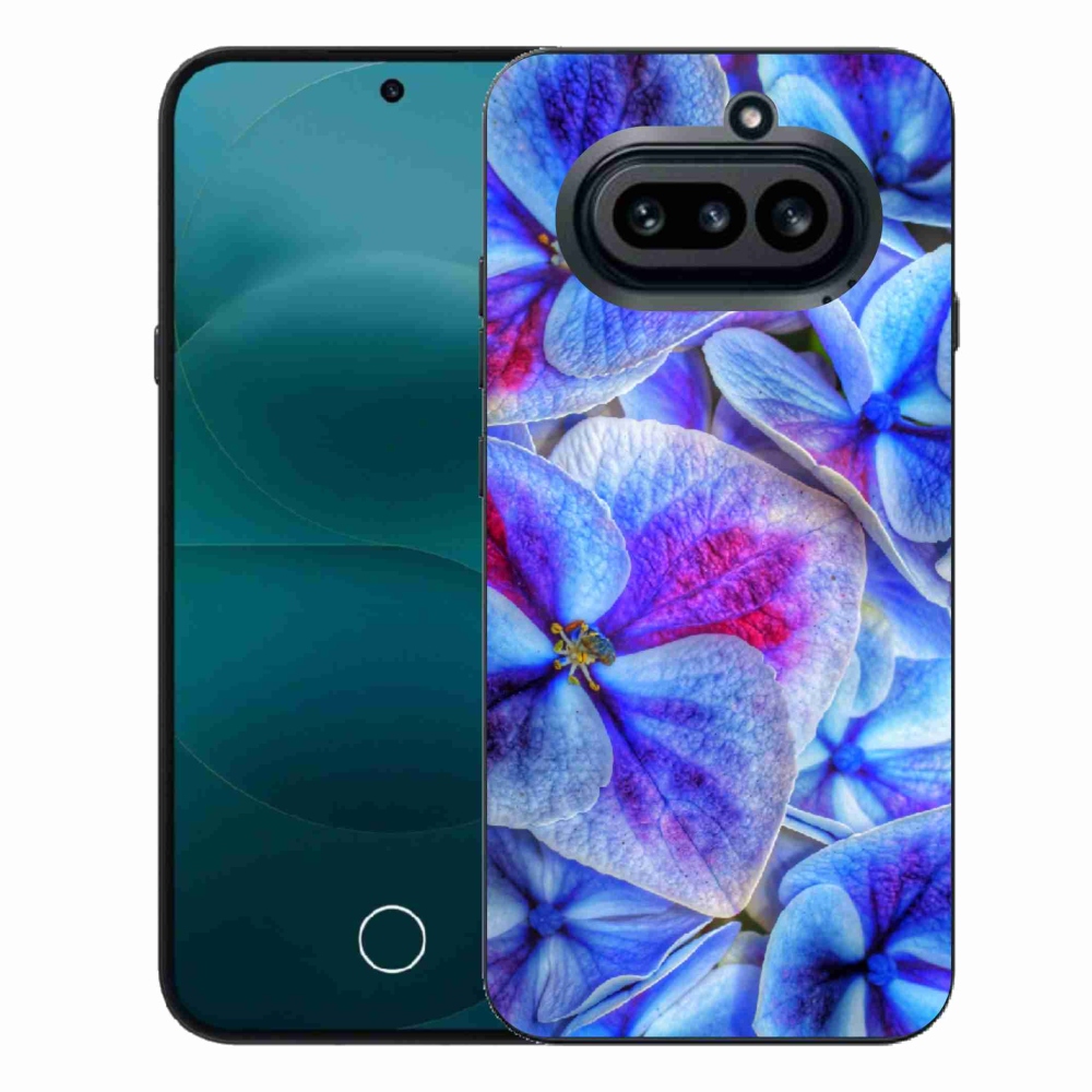 Gélový kryt mmCase na Nothing Phone (4a) - modré kvety 1
