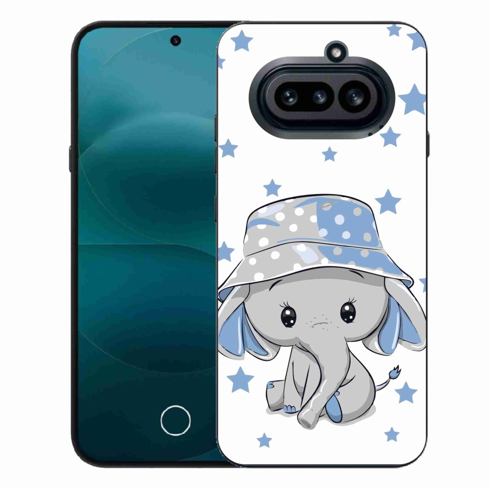 Gélový kryt mmCase na Nothing Phone (4a) - modrý slon