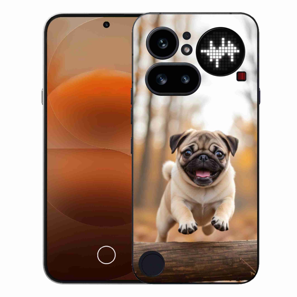 Gélový kryt mmCase na Nothing Phone (4a) - mops 2