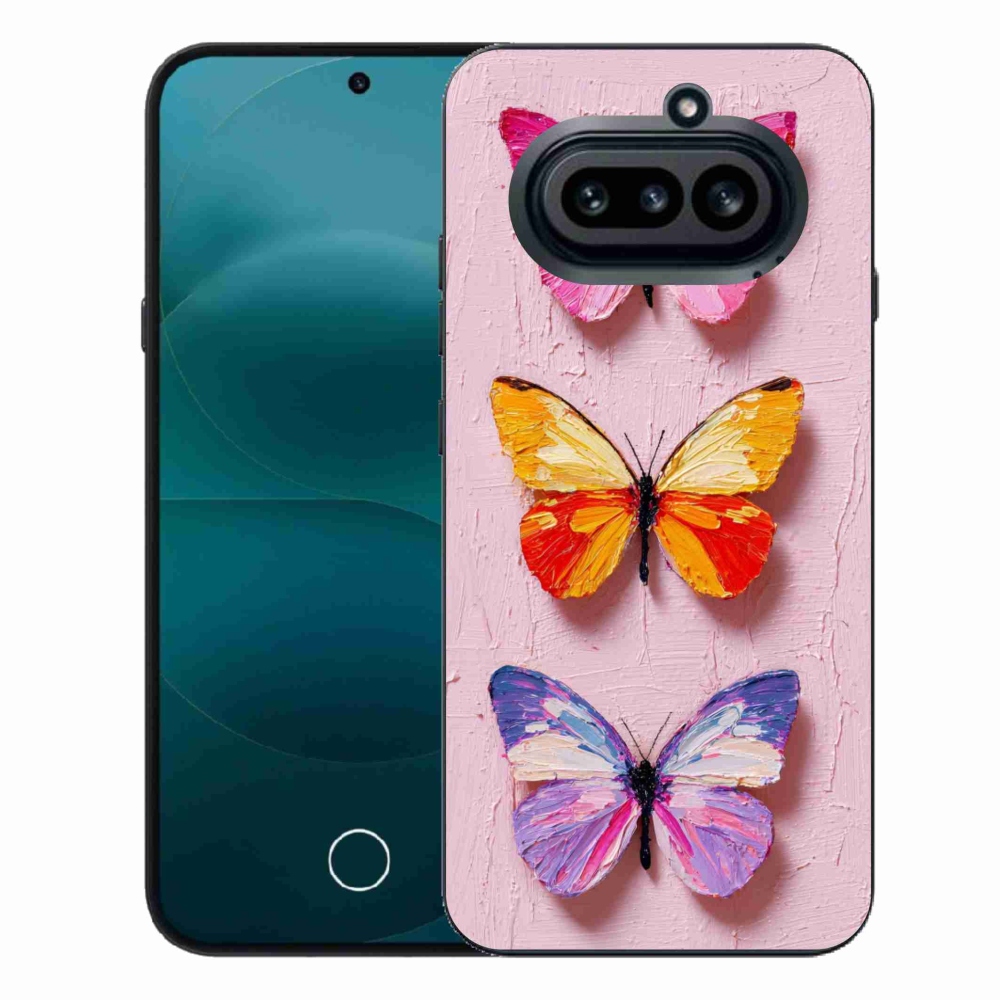 Gélový kryt mmCase na Nothing Phone (4a) - motýlia trojica