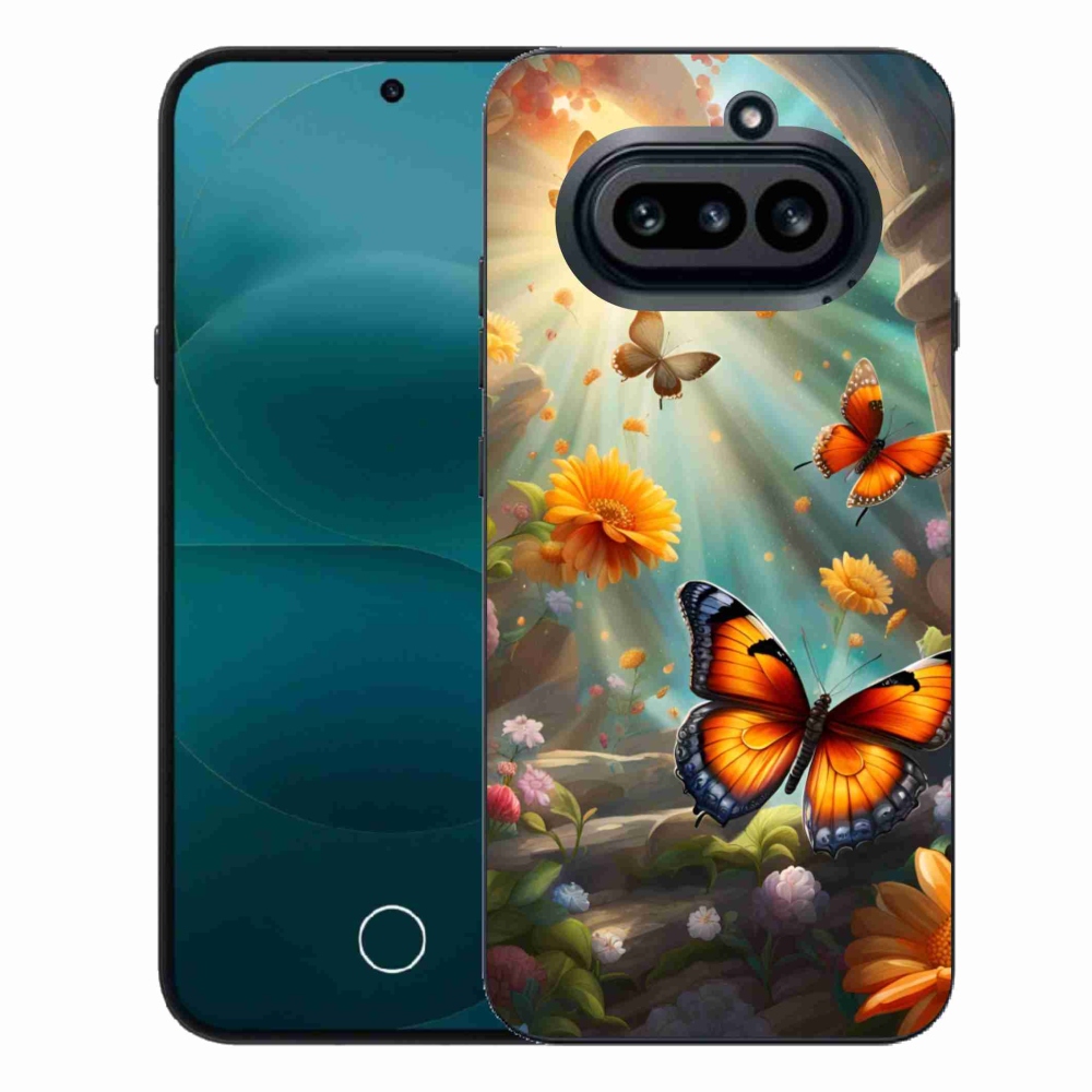 Gélový kryt mmCase na Nothing Phone (4a) - motýlia záhrada 2