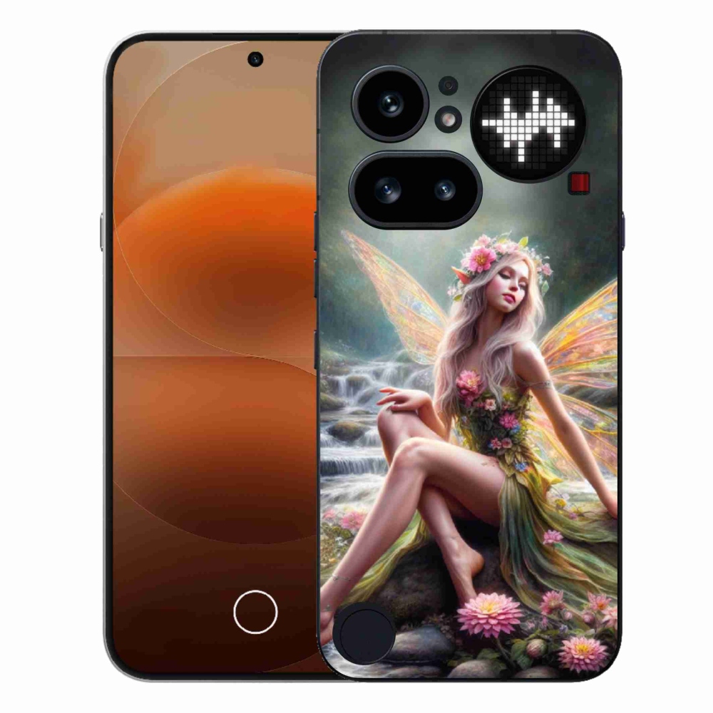 Gélový kryt mmCase na Nothing Phone (4a) - motýlia žena 1
