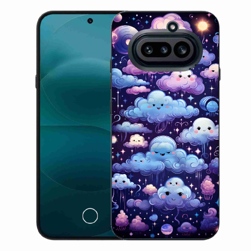 Gélový kryt mmCase na Nothing Phone (4a) - mráčiky