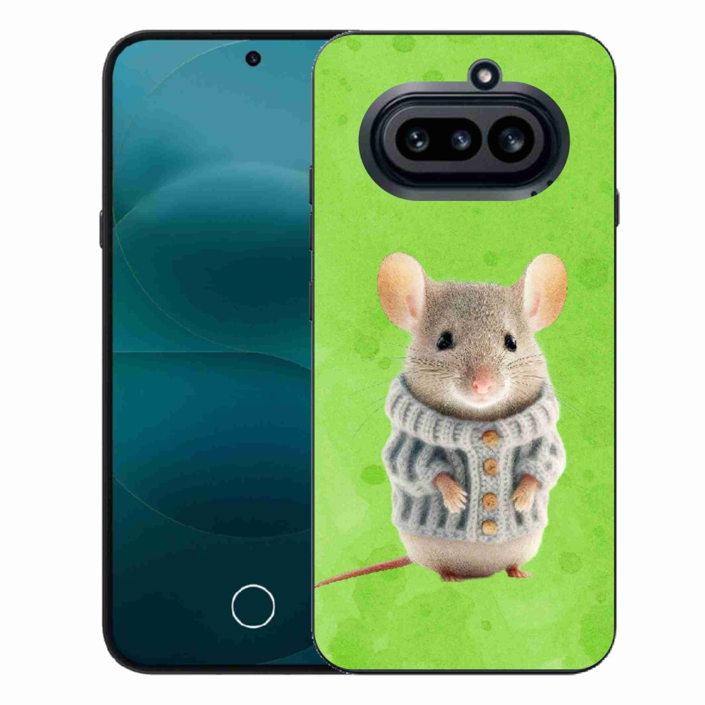 Gélový kryt mmCase na Nothing Phone (4a) - myška vo svetri
