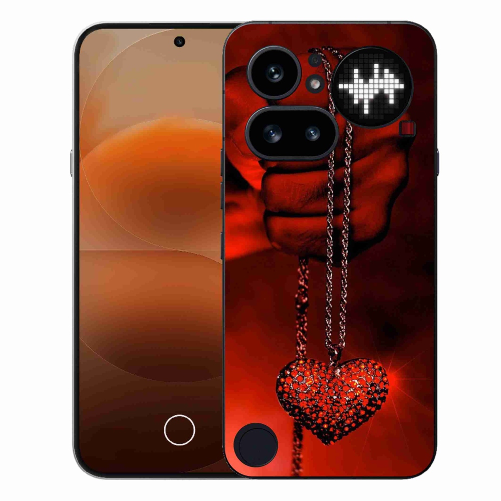 Gélový kryt mmCase na Nothing Phone (4a) - náhrdelník