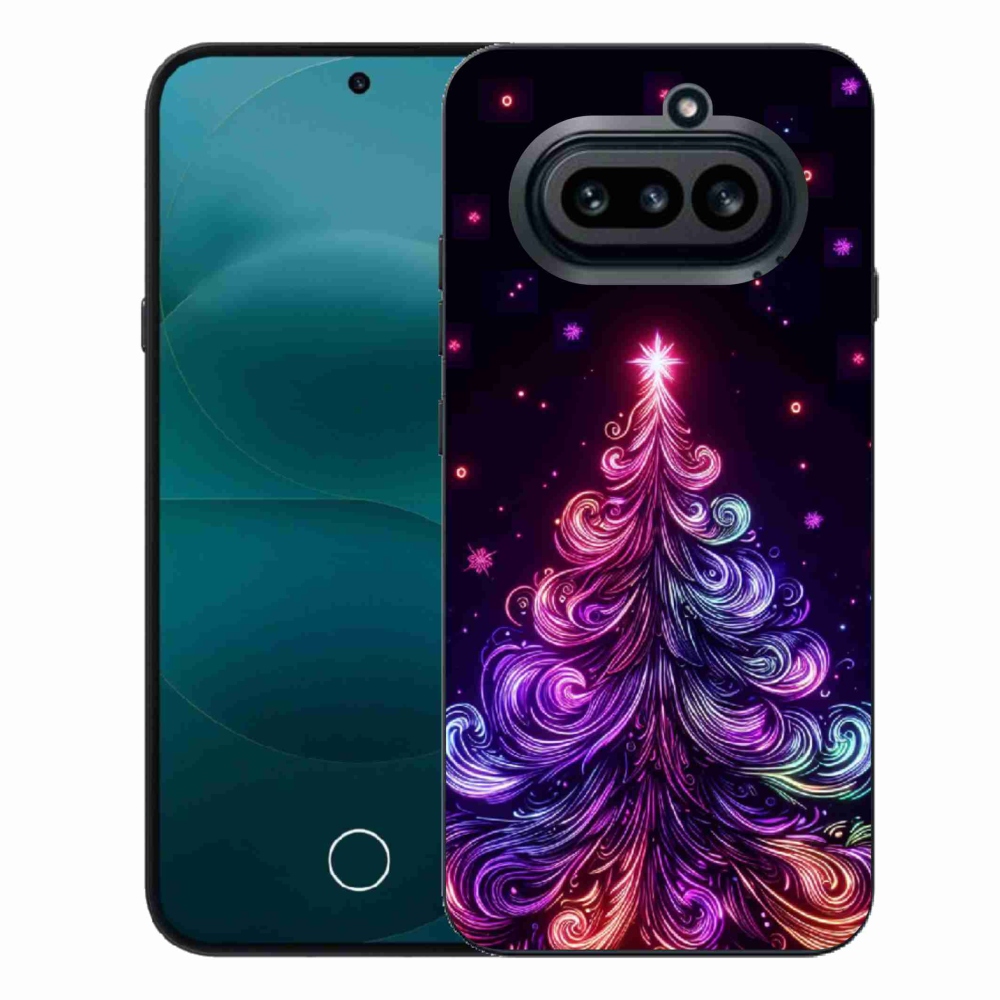 Gélový kryt mmCase na Nothing Phone (4a) - neónový vianočný stromček 1
