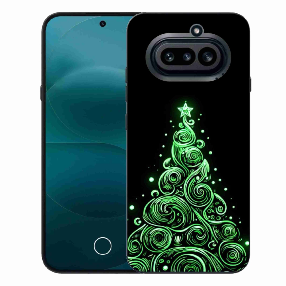 Gélový kryt mmCase na Nothing Phone (4a) - neónový vianočný stromček 3