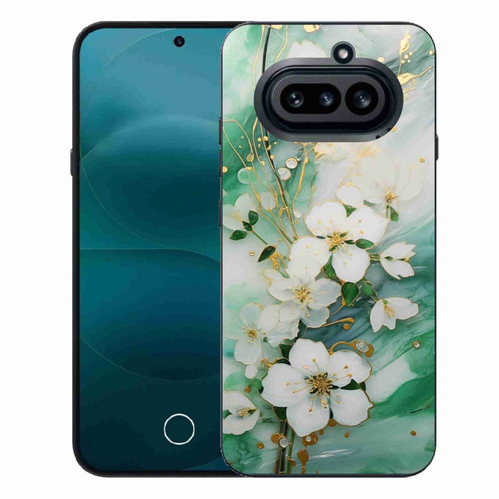 Gélový kryt mmCase na Nothing Phone (4a) - nežné kvety