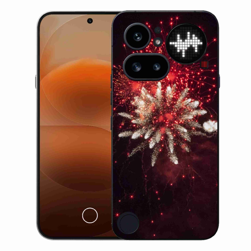 Gélový kryt mmCase na Nothing Phone (4a) - ohňostroj