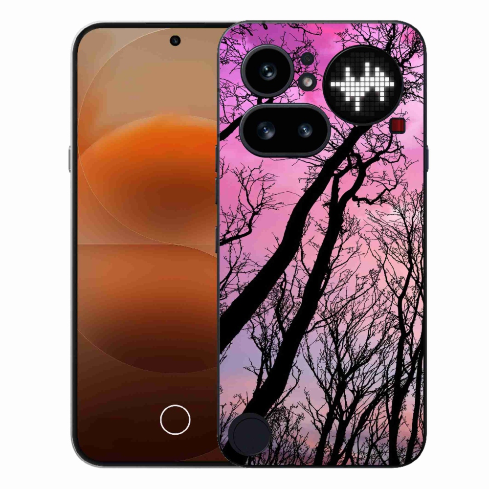 Gélový kryt mmCase na Nothing Phone (4a) - opadané stromy