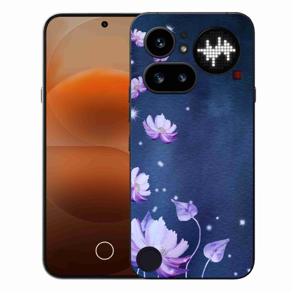 Gélový kryt mmCase na Nothing Phone (4a) - padajúce kvety