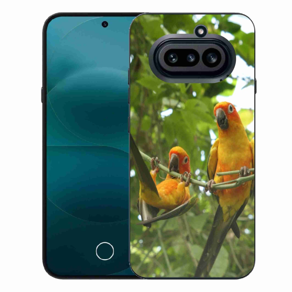 Gélový kryt mmCase na Nothing Phone (4a) - papagáje aratingy