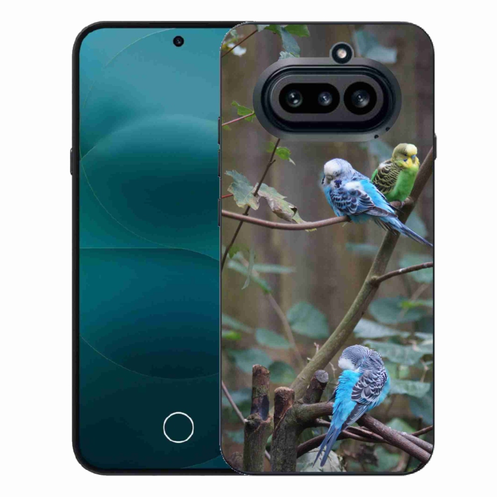 Gélový kryt mmCase na Nothing Phone (4a) - papagáje na vetve