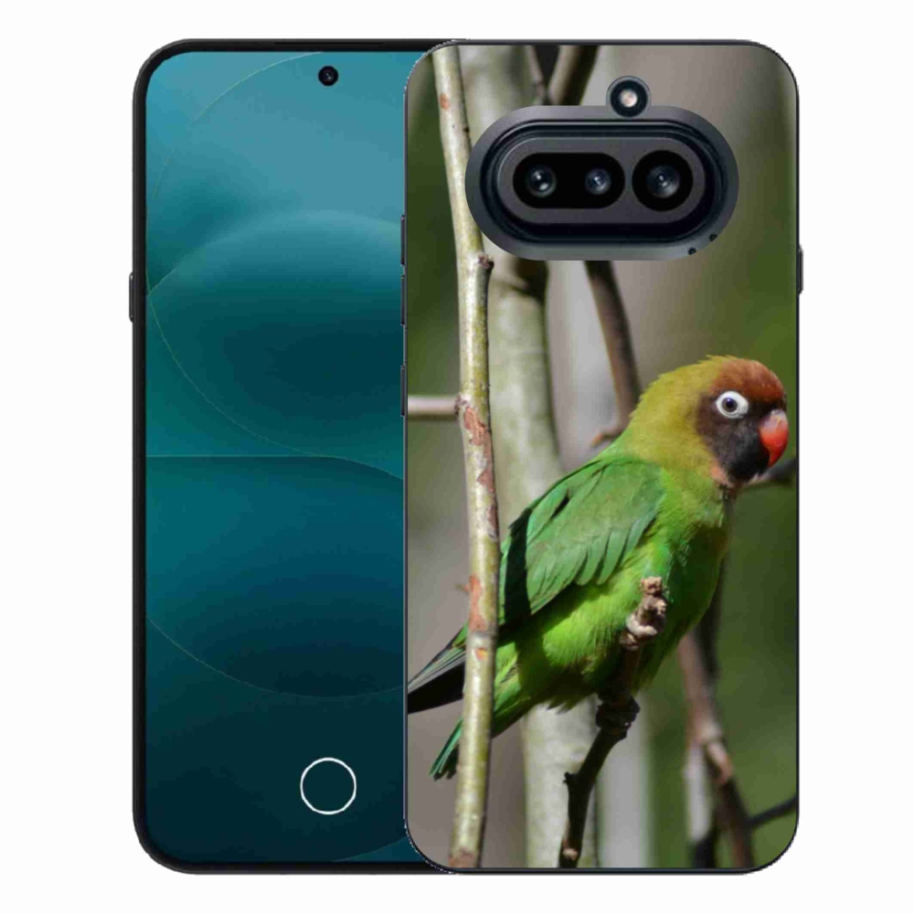 Gélový kryt mmCase na Nothing Phone (4a) - papagáj agapornis