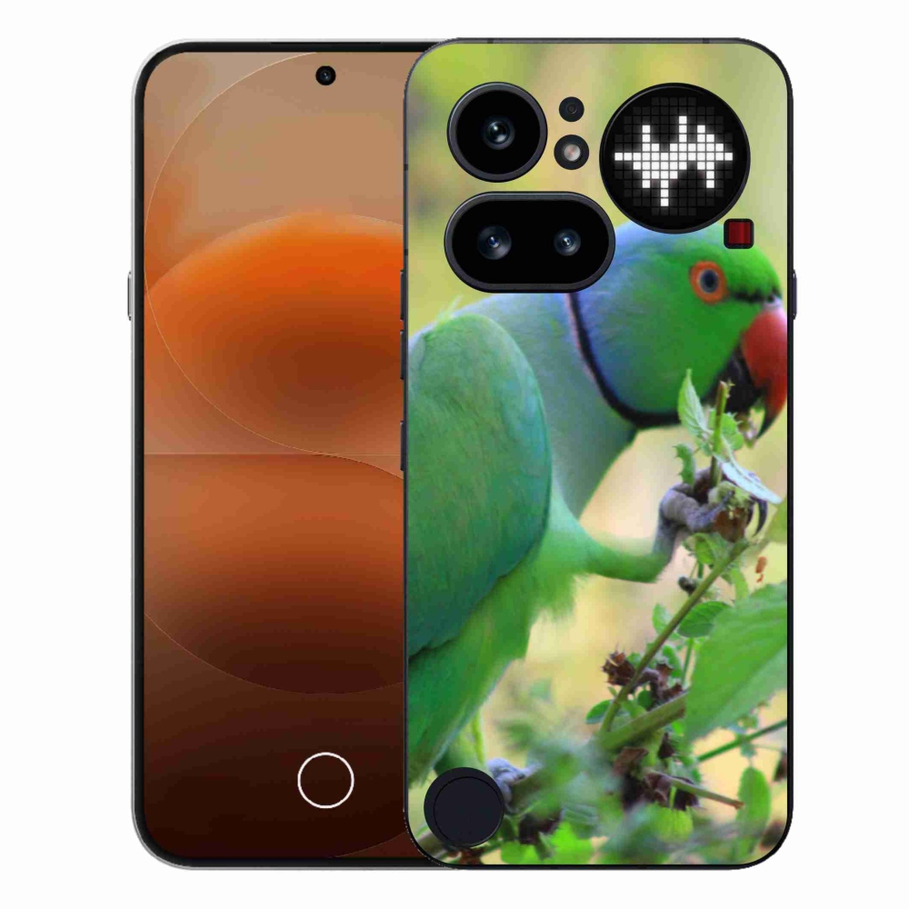Gélový kryt mmCase na Nothing Phone (4a) - papagáj alexandr