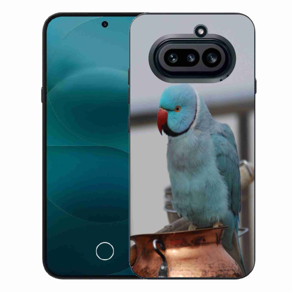 Gélový kryt mmCase na Nothing Phone (4a) - papagáj alexander modrý