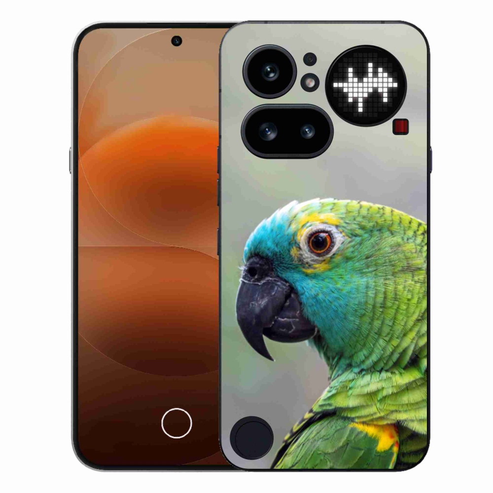 Gélový kryt mmCase na Nothing Phone (4a) - papagáj amazoňan