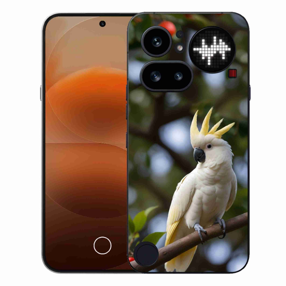 Gélový kryt mmCase na Nothing Phone (4a) - papagáj kakadu 3