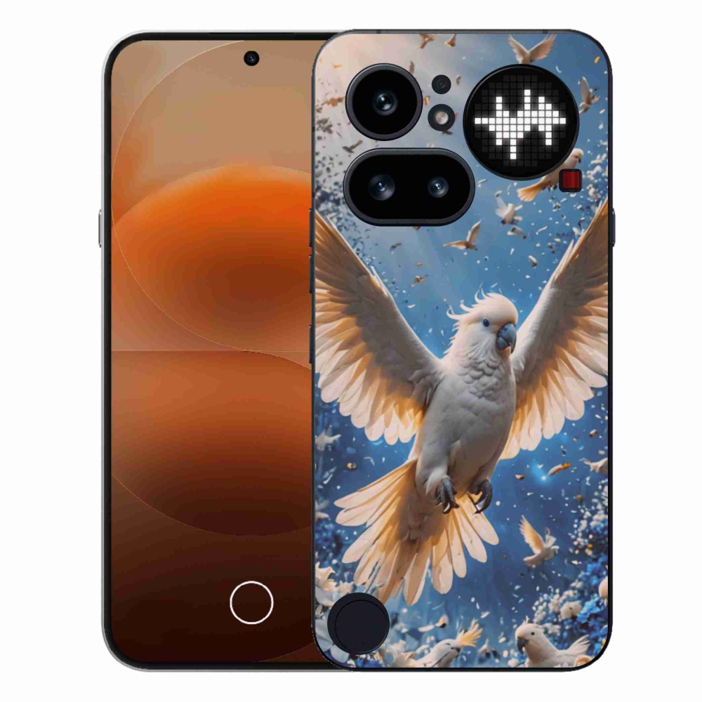 Gélový kryt mmCase na Nothing Phone (4a) - papagáj kakadu
