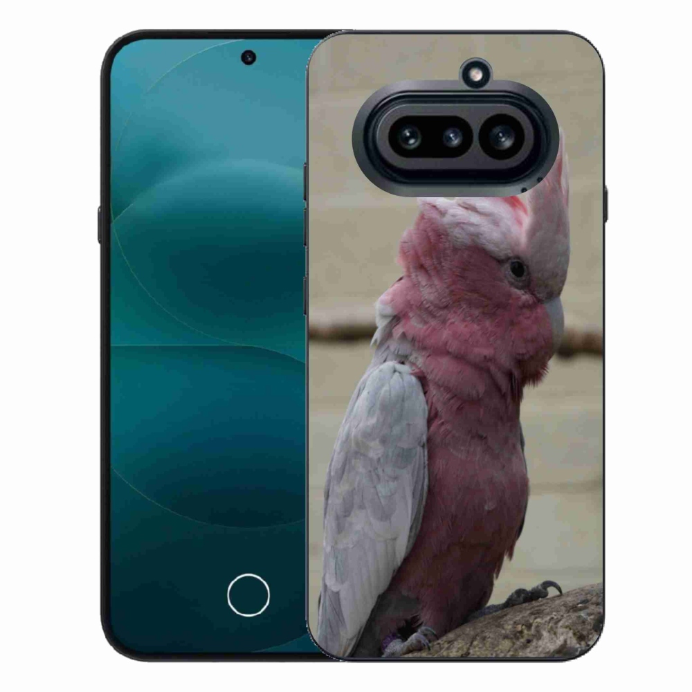 Gélový kryt mmCase na Nothing Phone (4a) - papagáj kakadu ružový