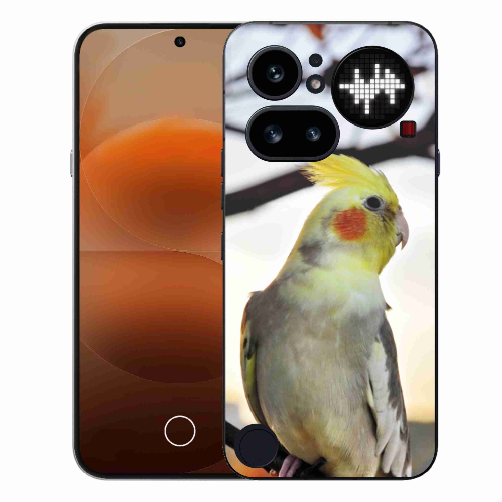 Gélový kryt mmCase na Nothing Phone (4a) - papagáj korela
