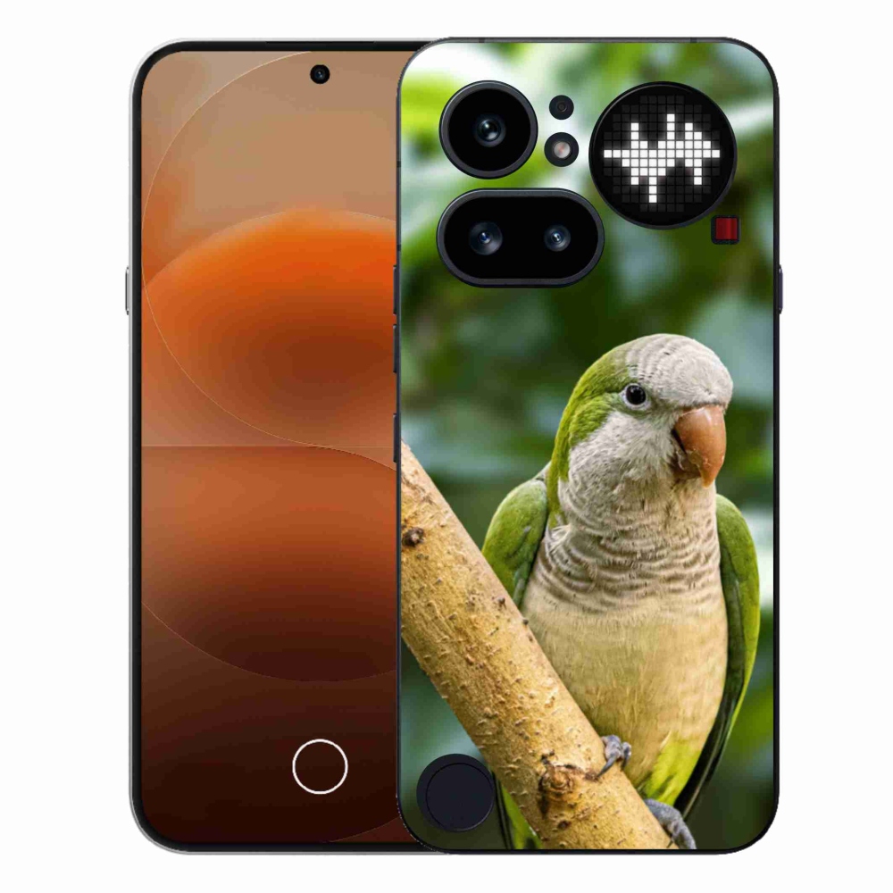 Gélový kryt mmCase na Nothing Phone (4a) - papagáj mníšok