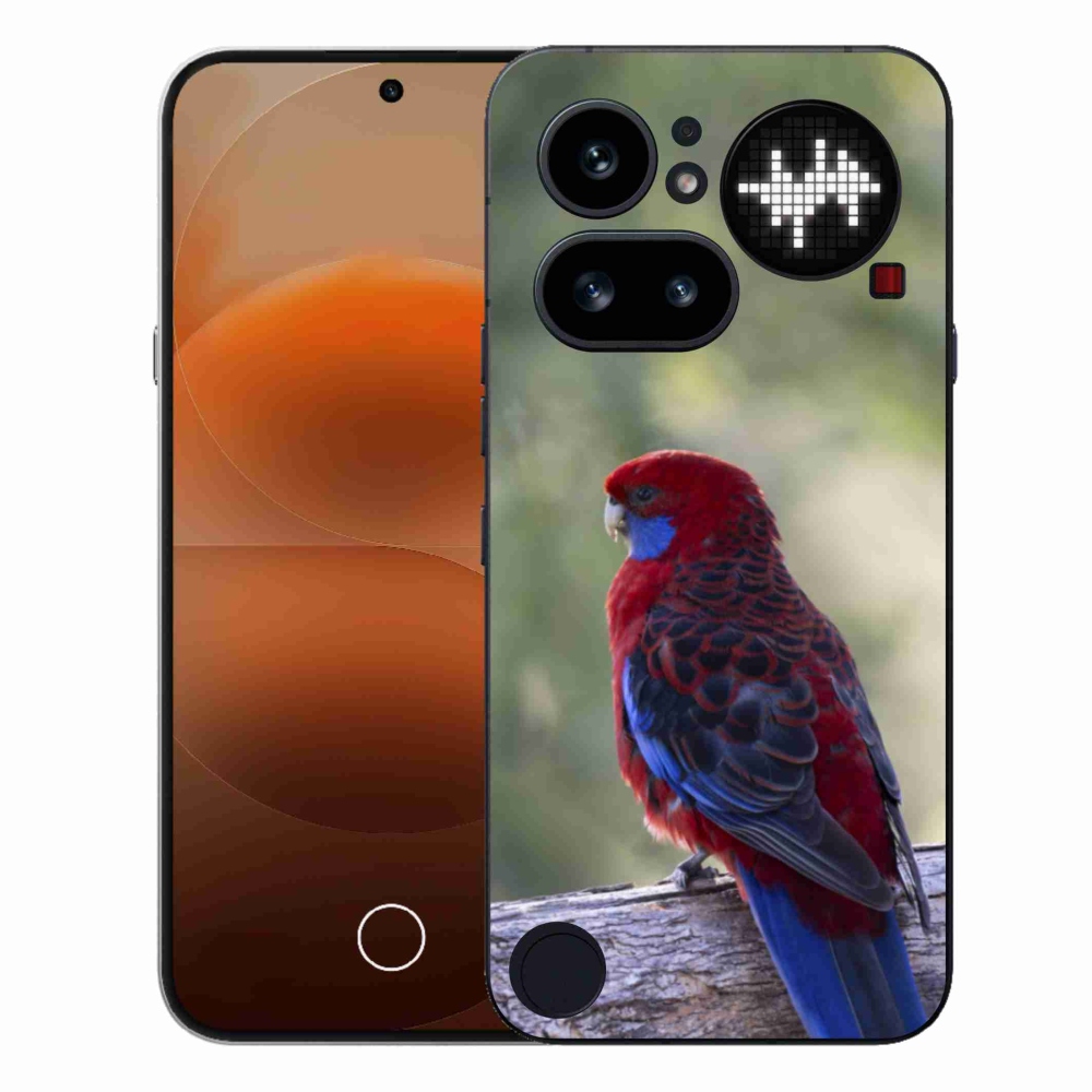 Gélový kryt mmCase na Nothing Phone (4a) - papagáj rosela