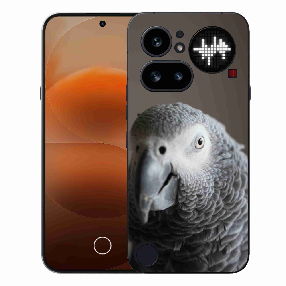 Gélový kryt mmCase na Nothing Phone (4a) - papagáj žako 2