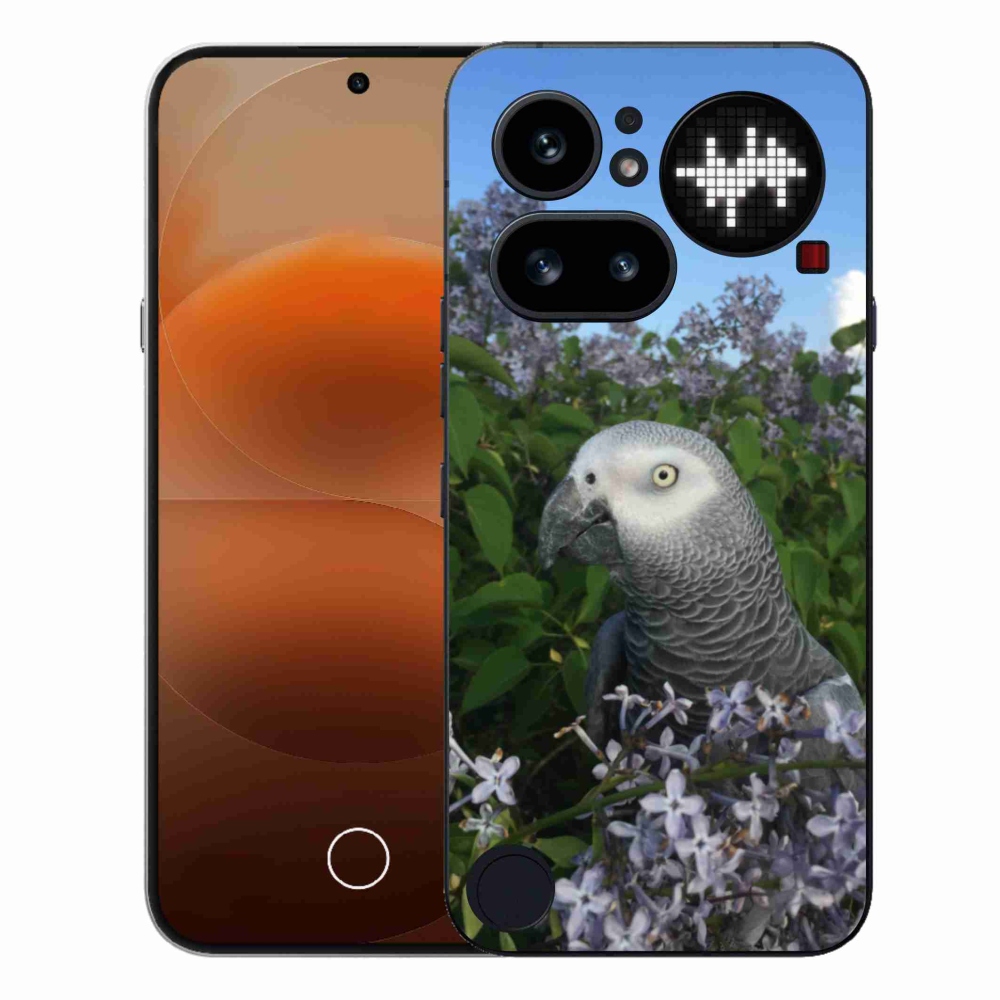 Gélový kryt mmCase na Nothing Phone (4a) - papagáj žako