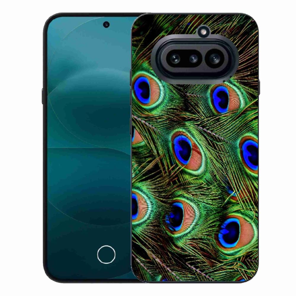 Gélový kryt mmCase na Nothing Phone (4a) - pávie perie