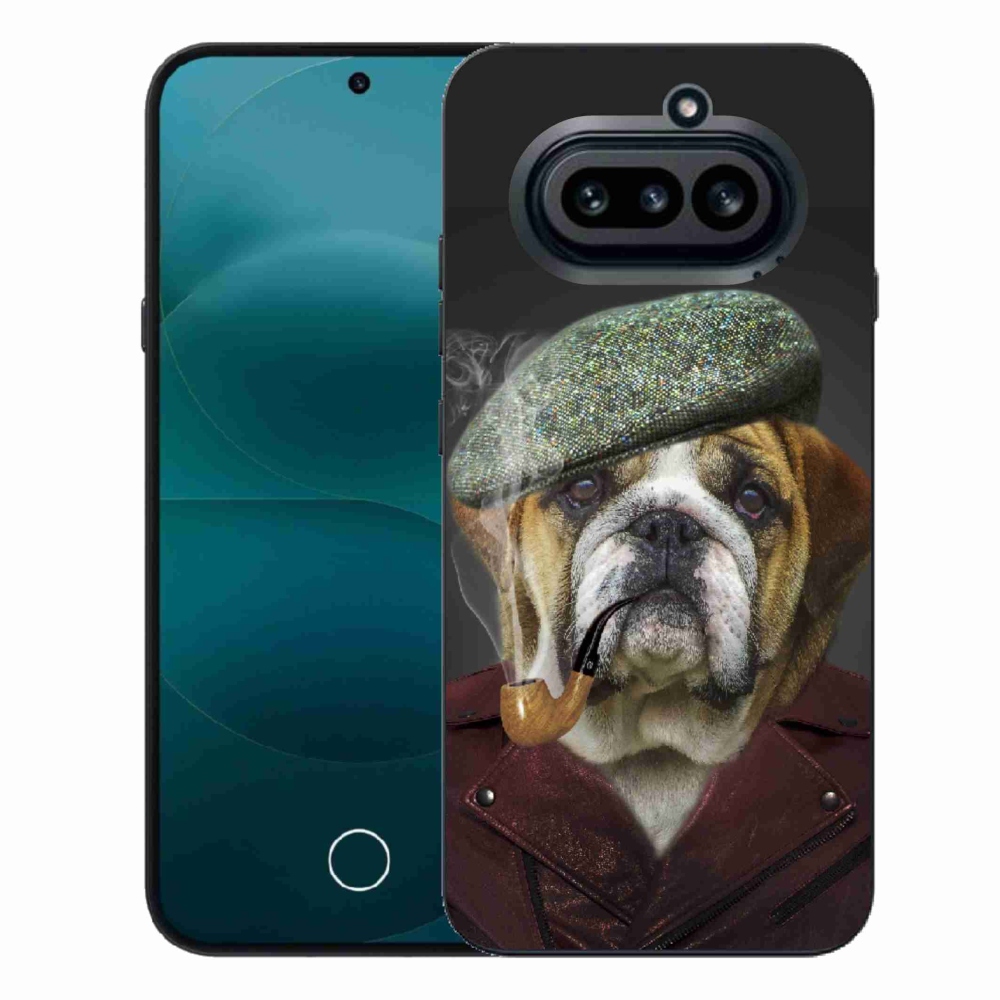 Gélový kryt mmCase na Nothing Phone (4a) - pes s fajkou