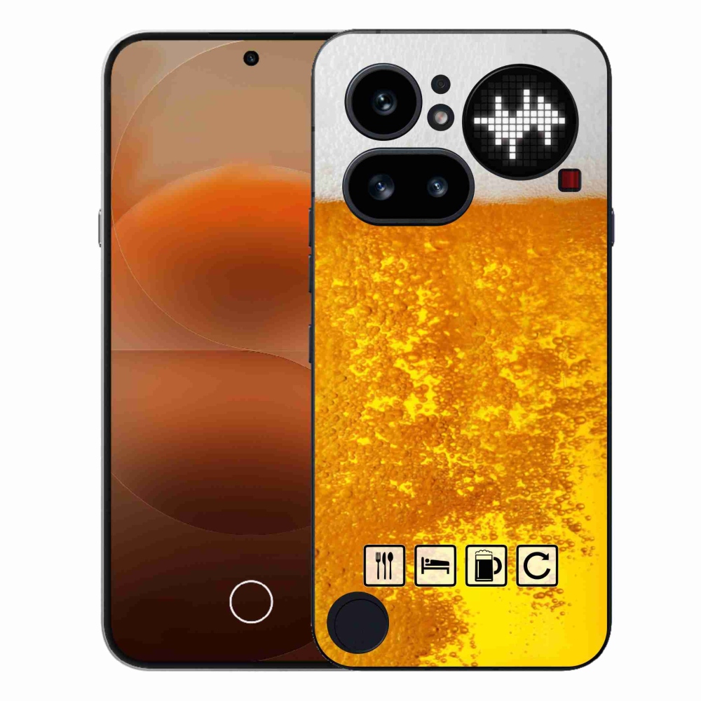 Gélový kryt mmCase na Nothing Phone (4a) - pivný motív 3