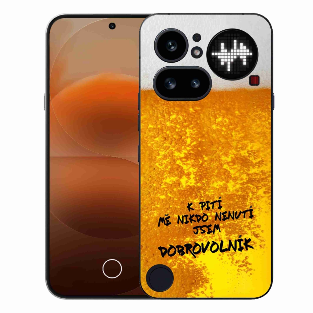 Gélový kryt mmCase na Nothing Phone (4a) - pivný motív 4