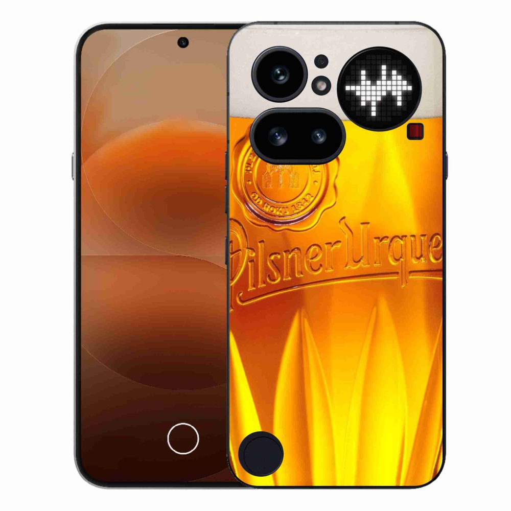 Gélový kryt mmCase na Nothing Phone (4a) - pivo