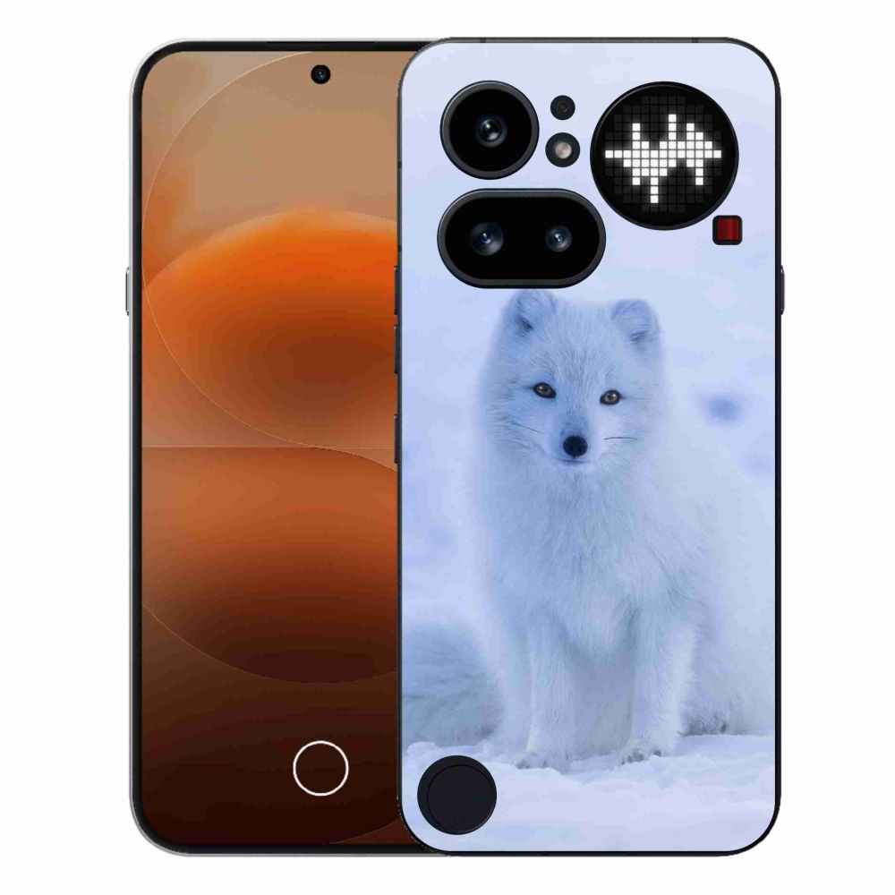 Gélový kryt mmCase na Nothing Phone (4a) - polárna líška