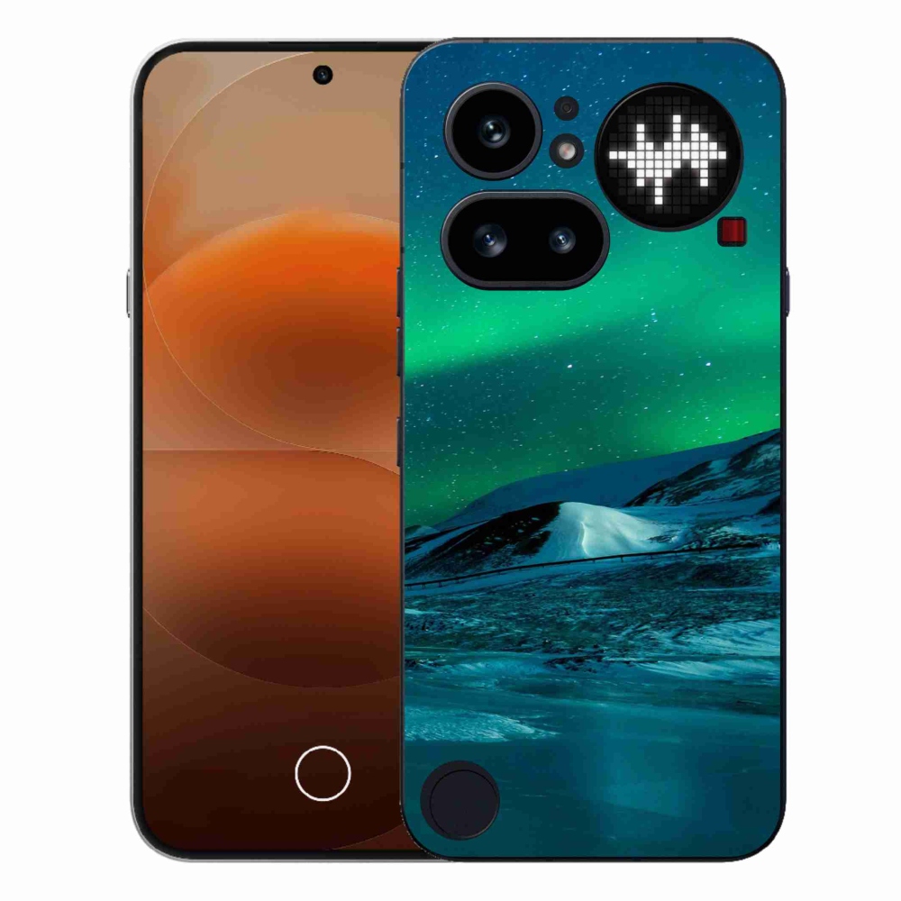 Gélový kryt mmCase na Nothing Phone (4a) - polárna žiara