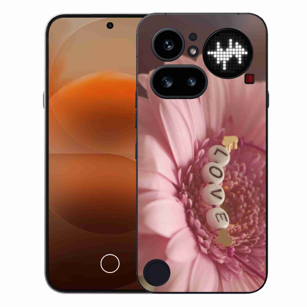 Gélový kryt mmCase na Nothing Phone (4a) - prívesok love