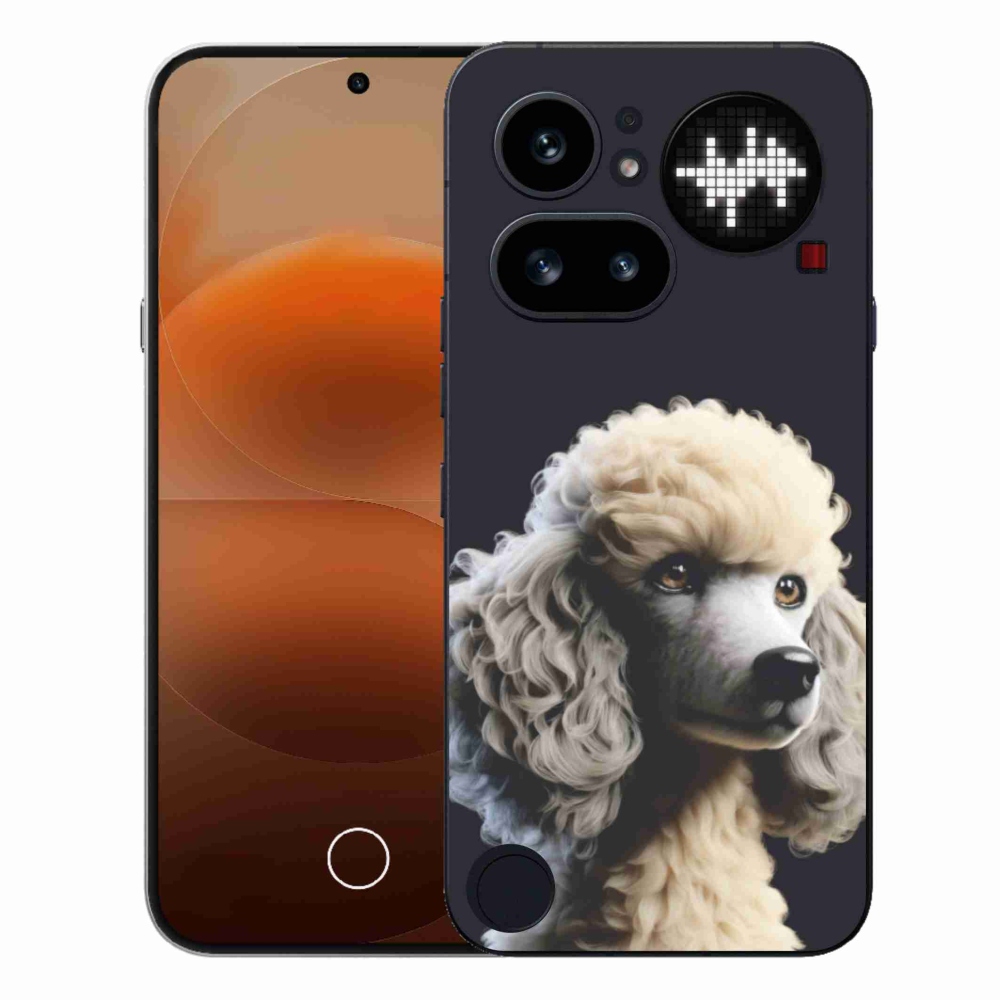Gélový kryt mmCase na Nothing Phone (4a) - pudel