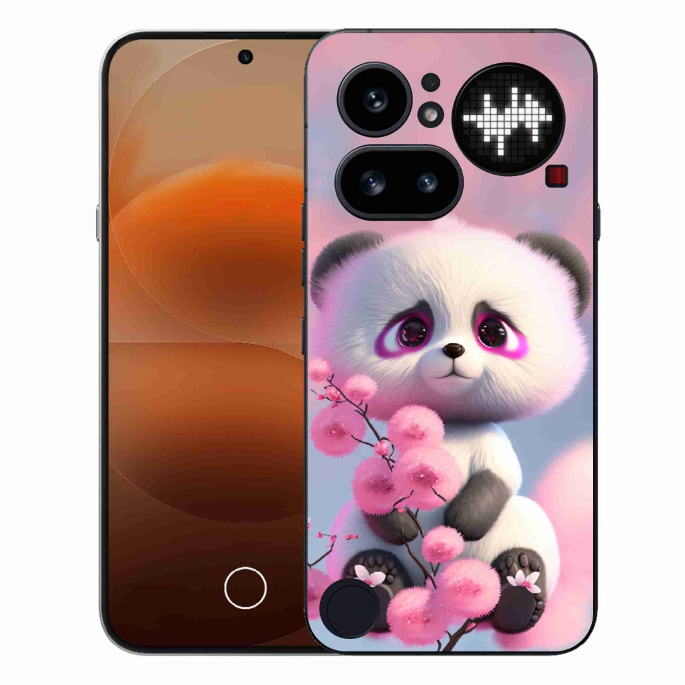 Gélový kryt mmCase na Nothing Phone (4a) - roztomilá panda 1