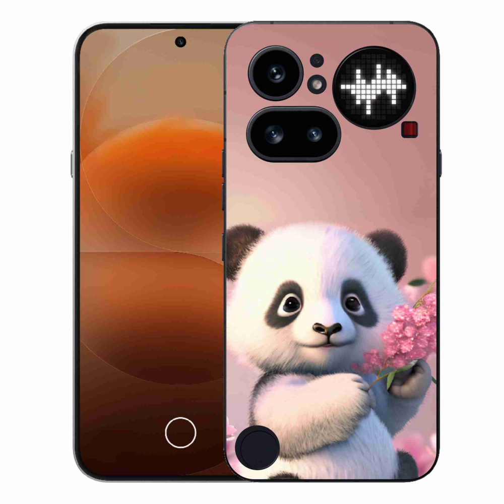Gélový kryt mmCase na Nothing Phone (4a) - roztomilá panda