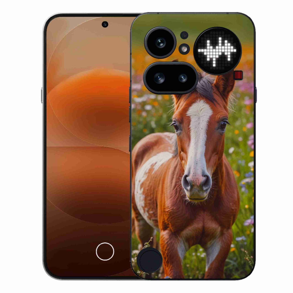 Gélový kryt mmCase na Nothing Phone (4a) - roztomilé žriebä